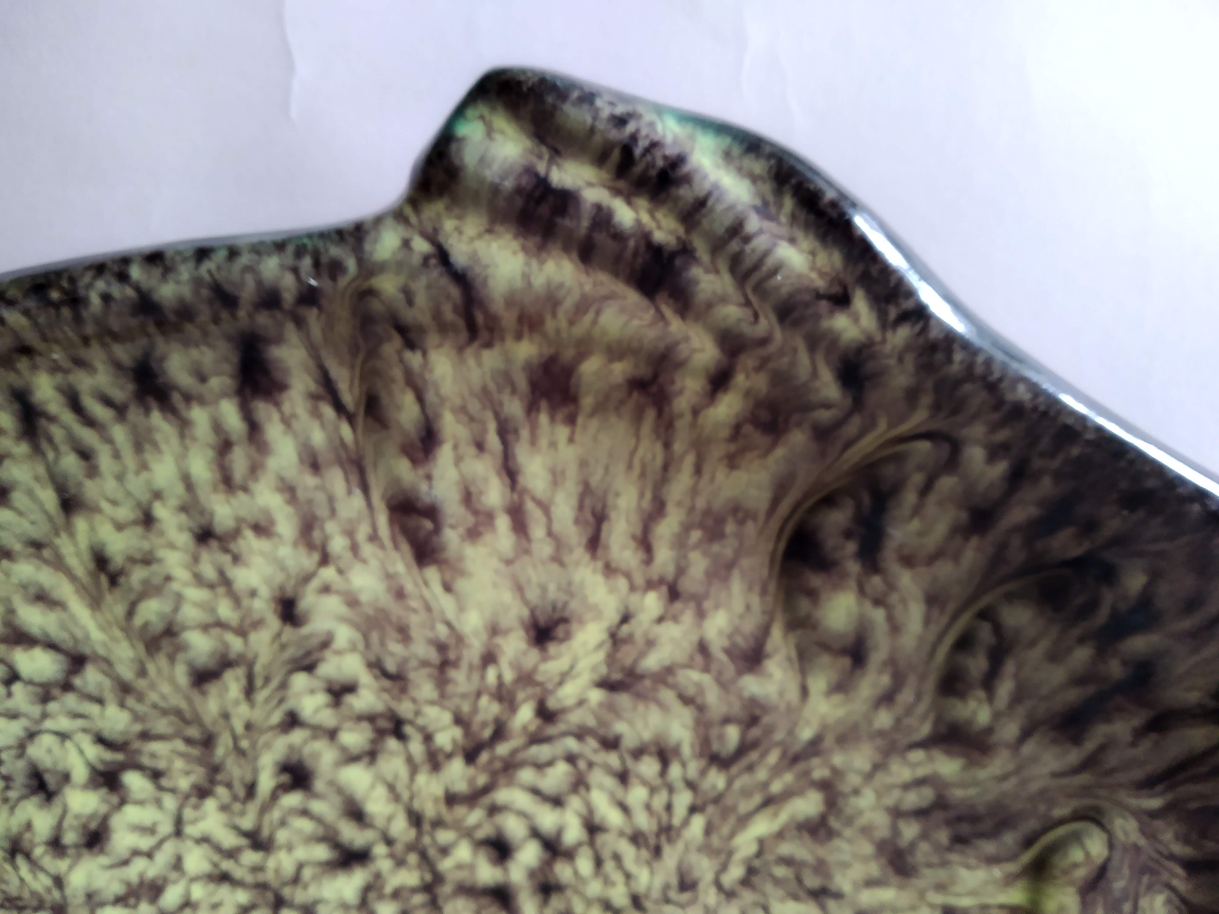 Ceramic dish by Marius Giuge Vallauris
