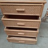 Rattan dresser