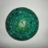 Small salad bowl in genuine Malachite