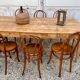 Large bistro table old farmhouse table solid wood Length 200 x Width 98 cm
