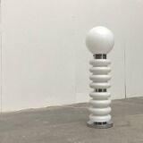 Mid-century space age glass floor lamp by Carlo Nason for JBS, 1960s.