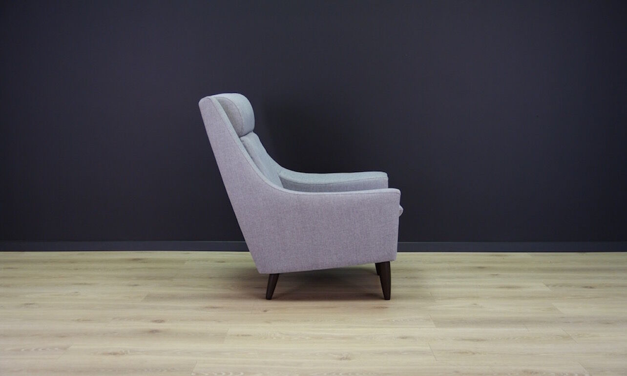 Grey armchair, Danish design, 1970s, production: Denmark