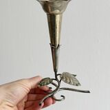 Small vintage metal soliflore vase, very lightweight.