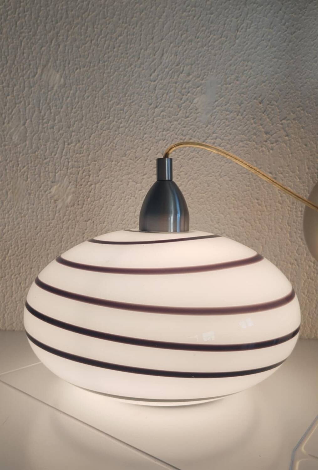 Eglo zebra vintage pendant light 1990-2000
