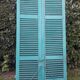 Pair of louvered shutters H220xW120cm