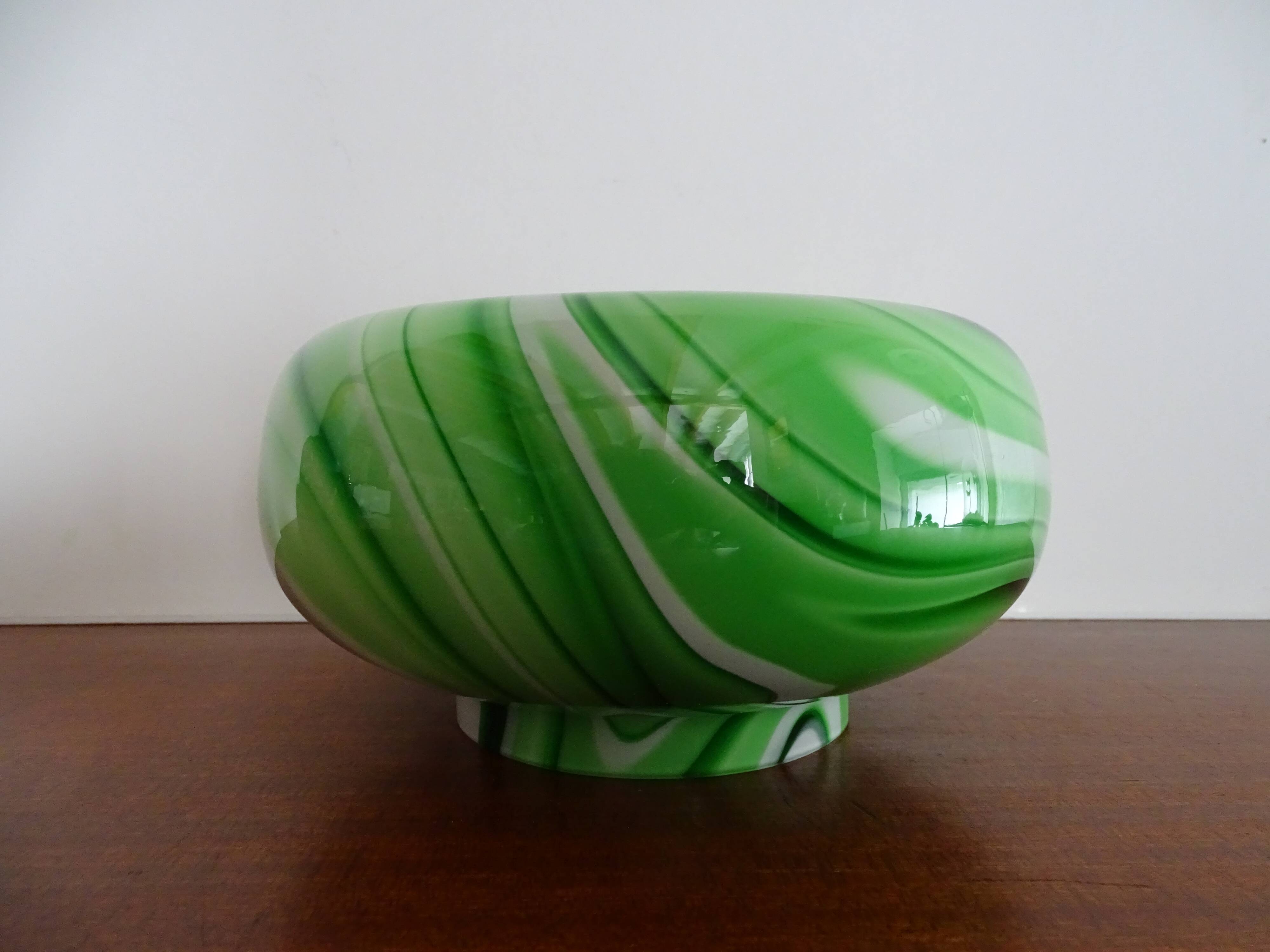 Cendrier verre de Murano par Carlo Moretti - Ø 19 cm