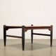 Vintage coffee table from the 1960s made of solid wood veneered with mahogany.