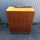 Old secretary cabinet scandinavian dresser vintage compass feet