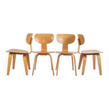 set x4 dining chairs Pastoe SB02