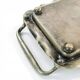 Tray, Art Nouveau, silver-plated brass, white porcelain, Austria, early 20th century