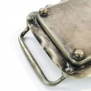 Tray, Art Nouveau, silver-plated brass, white porcelain, Austria, early 20th century