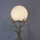 Lampadaire Pastel Bouquet De Fleurs Années 1960 Vintage Italien Gerbe De Blé Midcentury