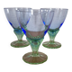 3 verres Bormioli Rocco Bahia années 80