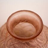 Pair of Art Deco glass ball vases