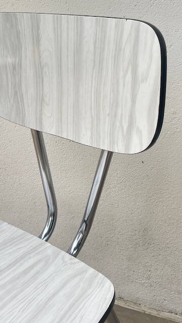 Pair of VINTAGE Formica CHAIRS