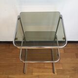 Chrome side table