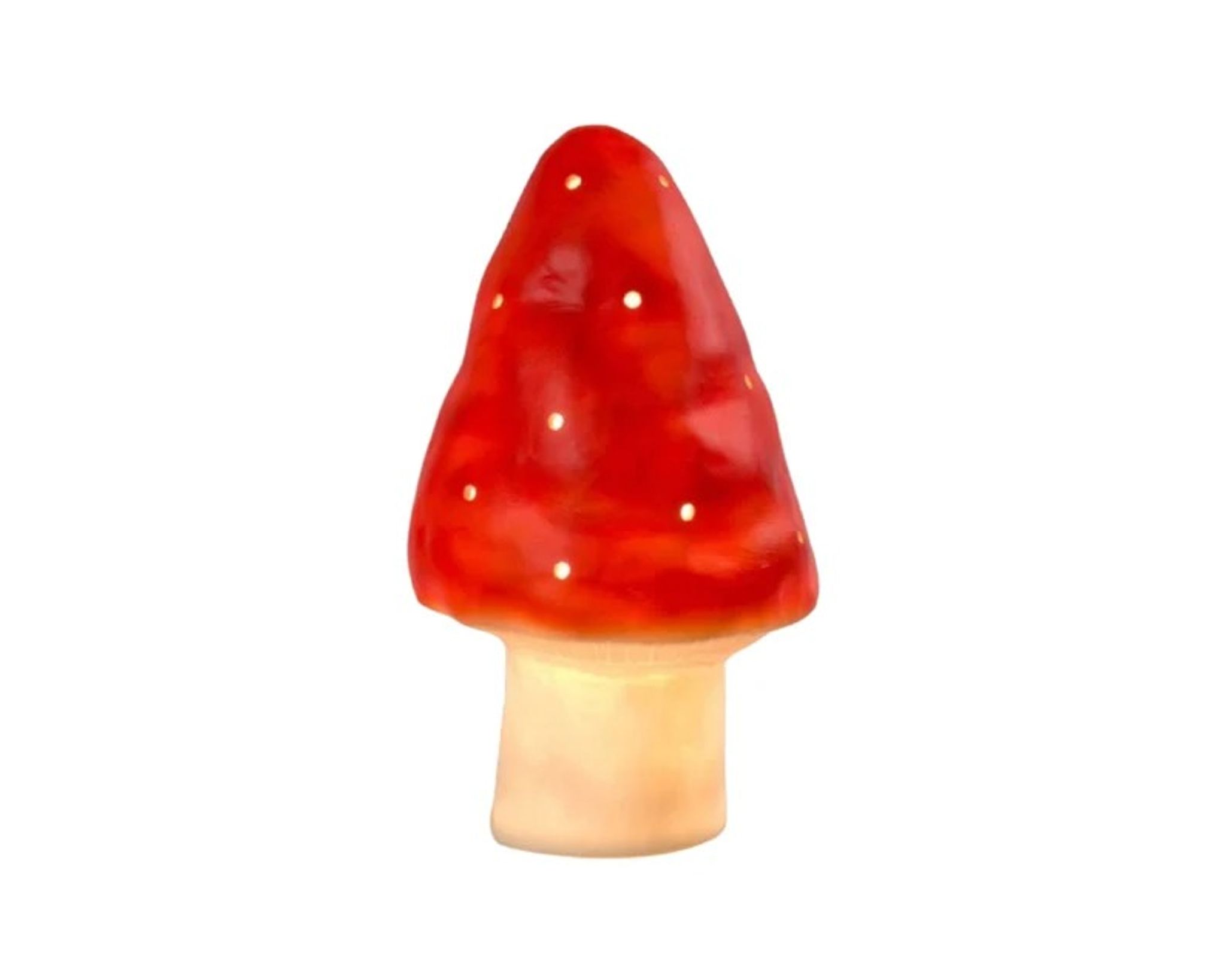 Vintage mushroom lamp, 1970s glass vintage light, made in Germany by Heico