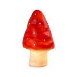 Vintage mushroom lamp, 1970s glass vintage light, made in Germany by Heico