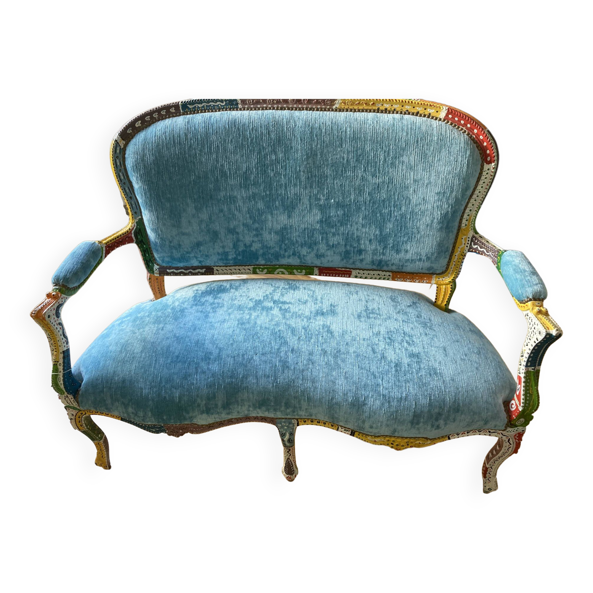 Niki de Saint-Phalle inspired bench