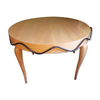 Round sycamore table