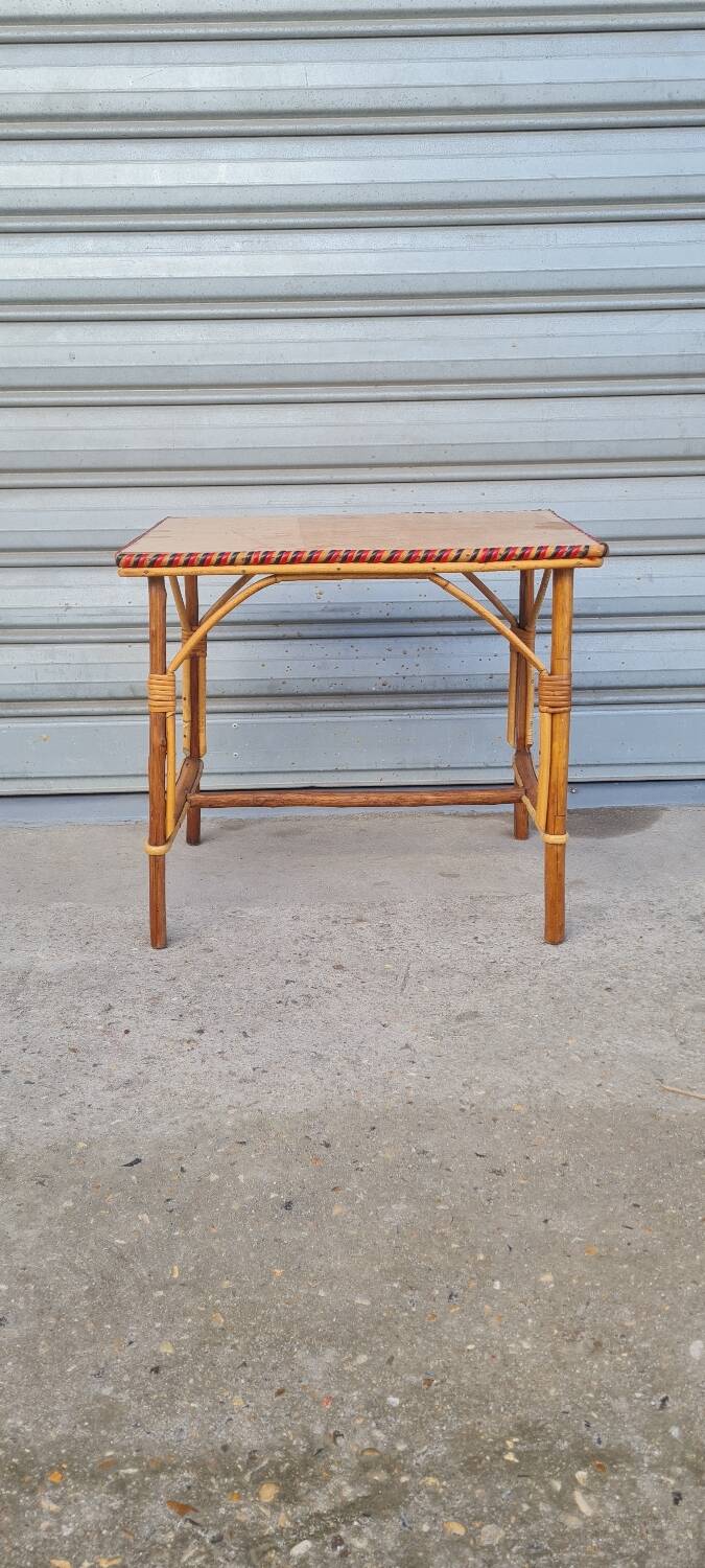 Rattan side table 1960