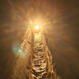 Handmade Mid-Century Modern Light ZENITH Solid Wood Sculptural Floor lamp