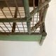 Octagonal bird cage made of wood and wire around 1920