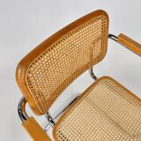 Tubular Frame and Cane Cantilever Dining Chair, Italy, 1970s