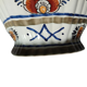 Vintage Delft Porcelain White Floral Vase