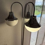 Vintage Italian three-light floor lamp