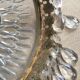 50's stamp glass chandelier