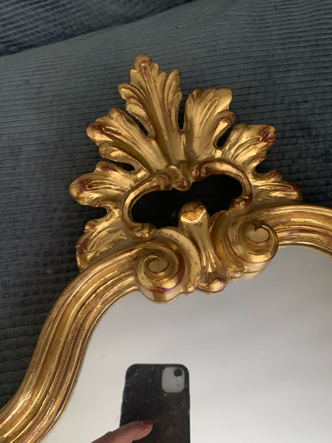 Large mirror gilded frame