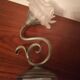 Wall lamp art deco petals pink glass paste 3 layers