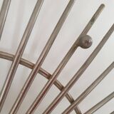 Metal sun mirror support height 70cm width 56cm - 60s