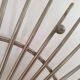 Metal sun mirror support height 70cm width 56cm - 60s