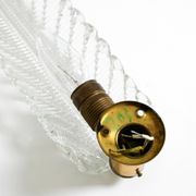 Original Mid Century Modern Italian Barovier & Toso Murano glass wall lamp