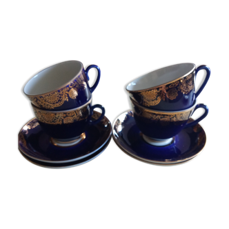 Lot de 4 tasses Filizanki Lomonosov