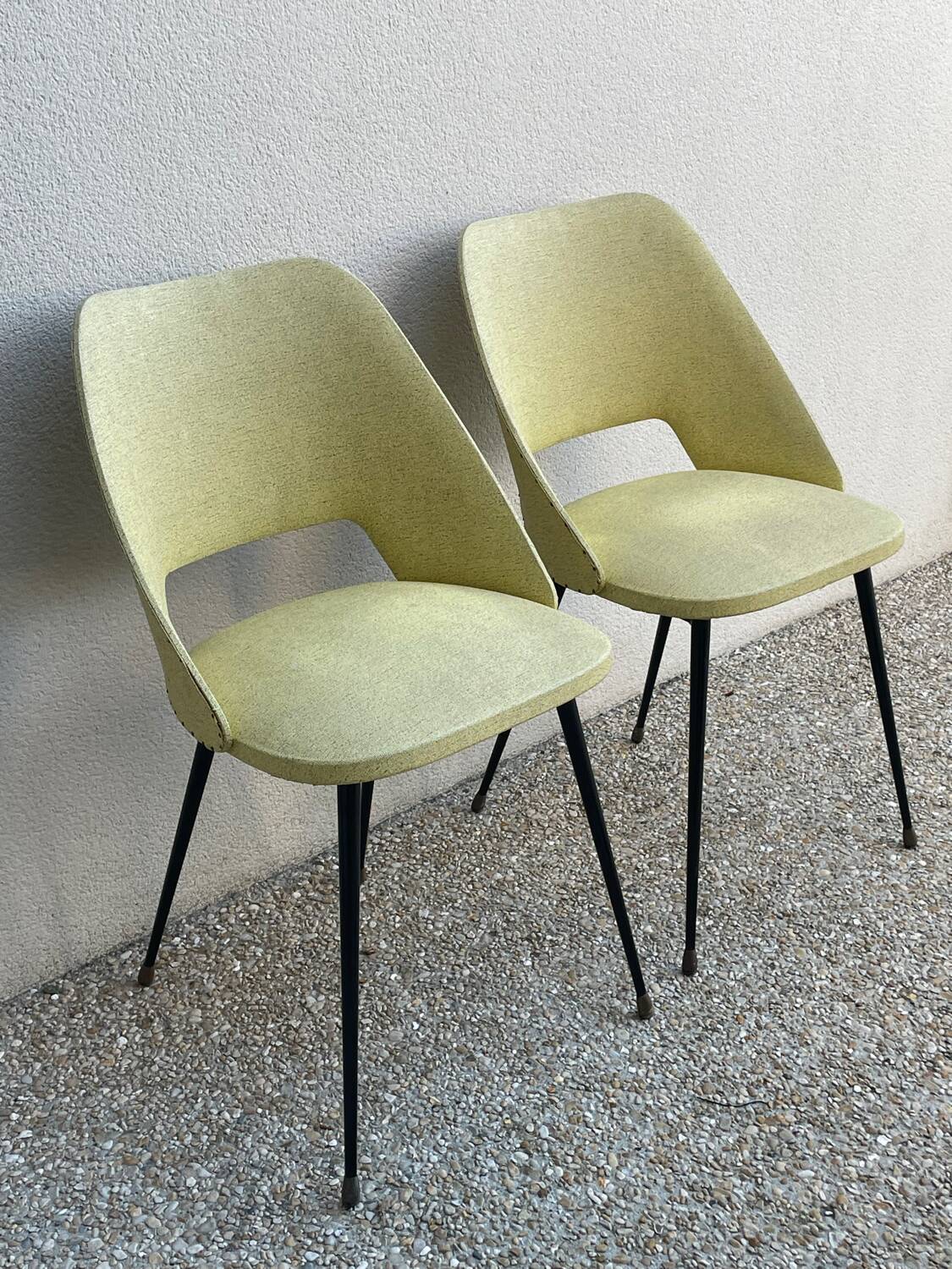 Pair of Achille Decomère chairs
