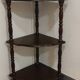 Vintage 3-Tier Corner Shelf