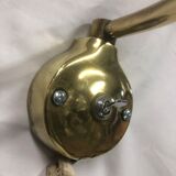 Articulated brass sconce 1950