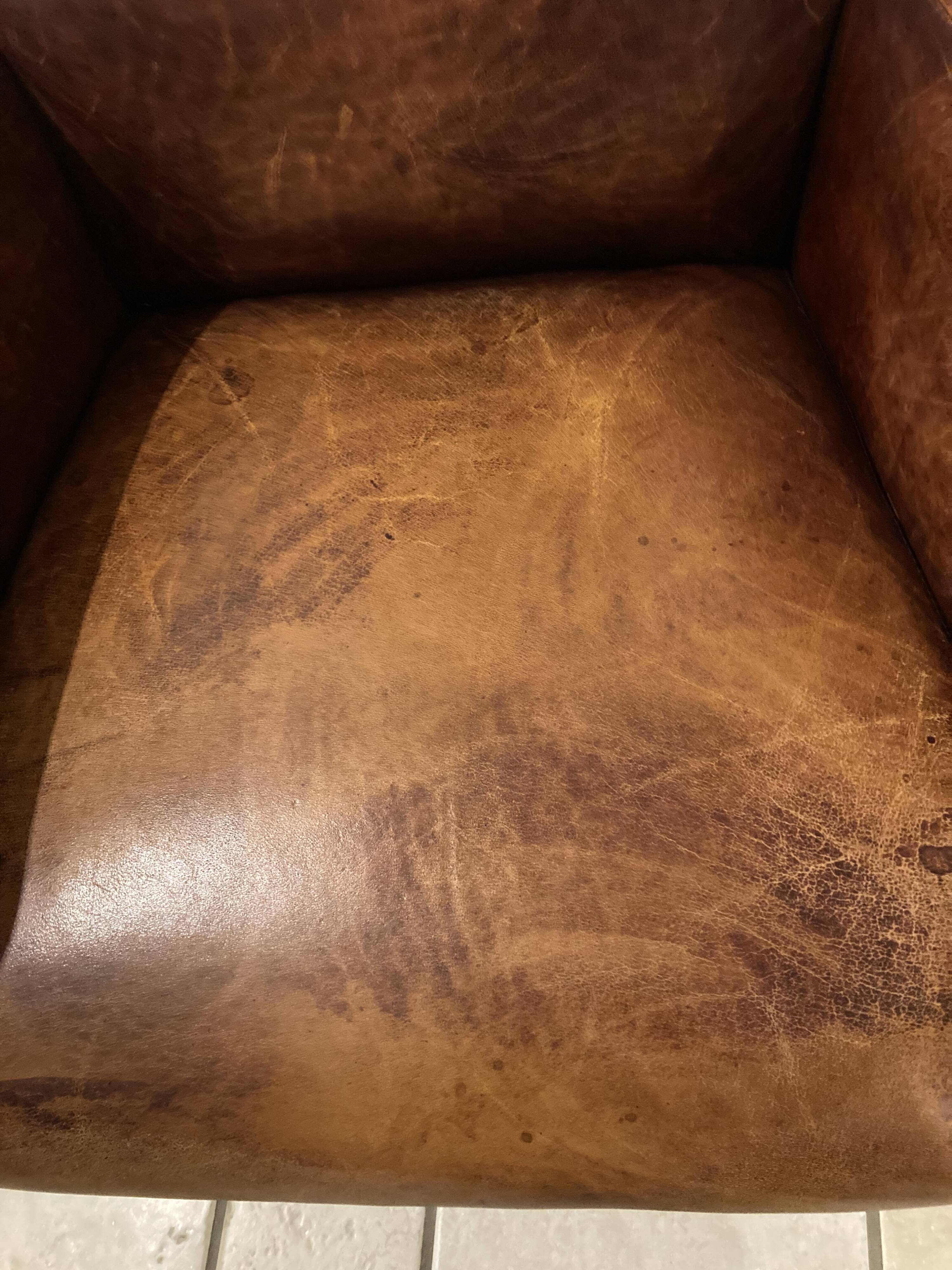 Leather armchair