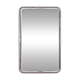 Vintage Italian Chrome Metal Wall Mirror, 1970s