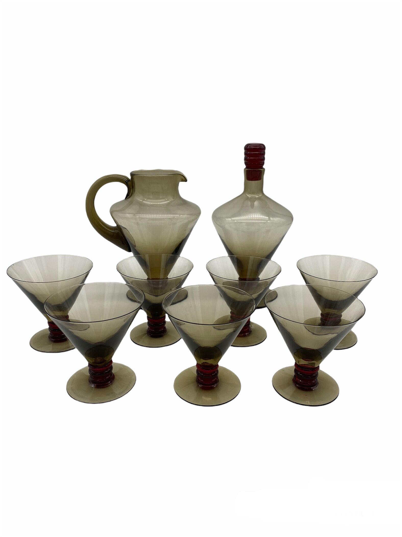 Vintage cocktail service