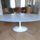 Saarinen Dining Table - Oval Statuarietto Marble KNOLL Eero Saarinen