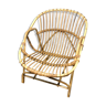 Vintage rattan armchair year 50/60