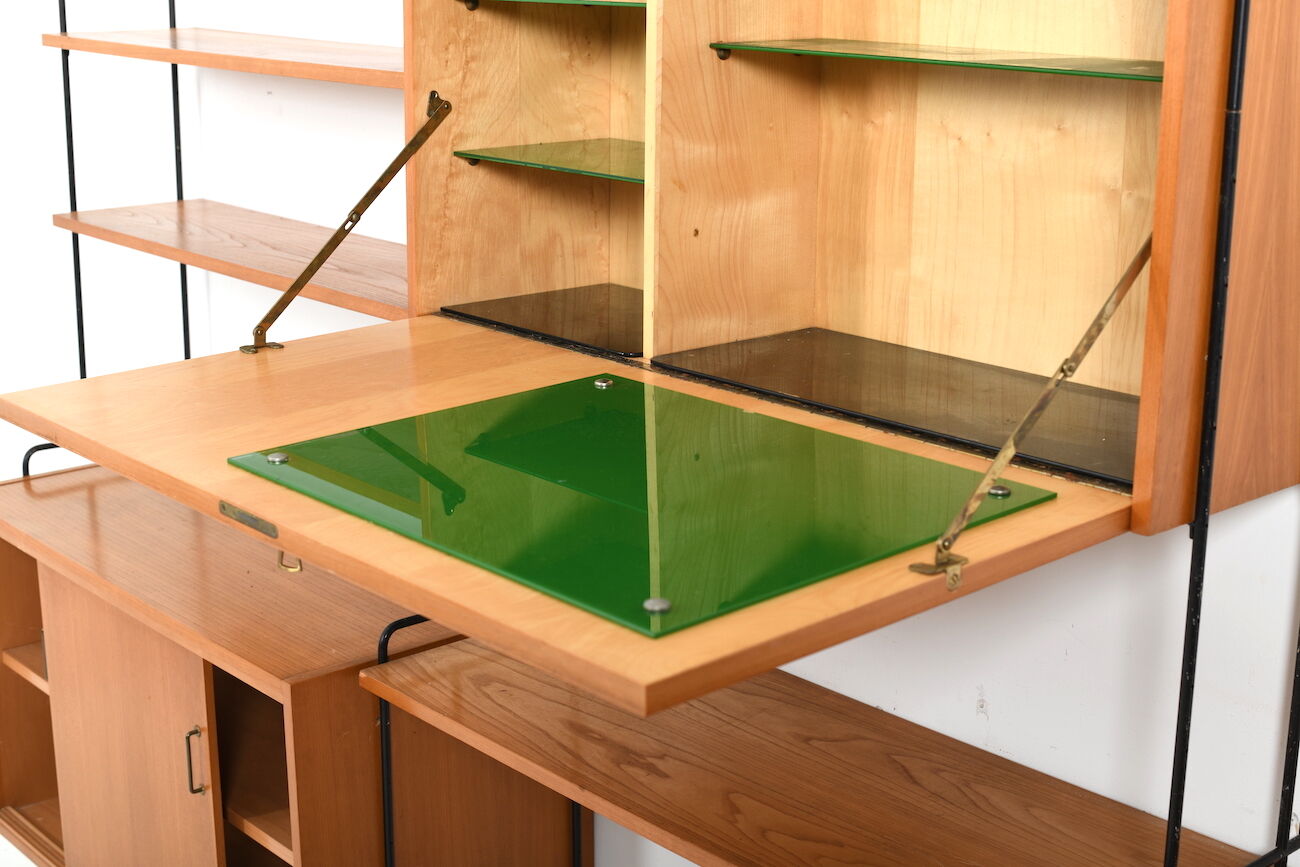 Shelf System Model Omnia in Ash by Ernst Dieter Hilker 1960s