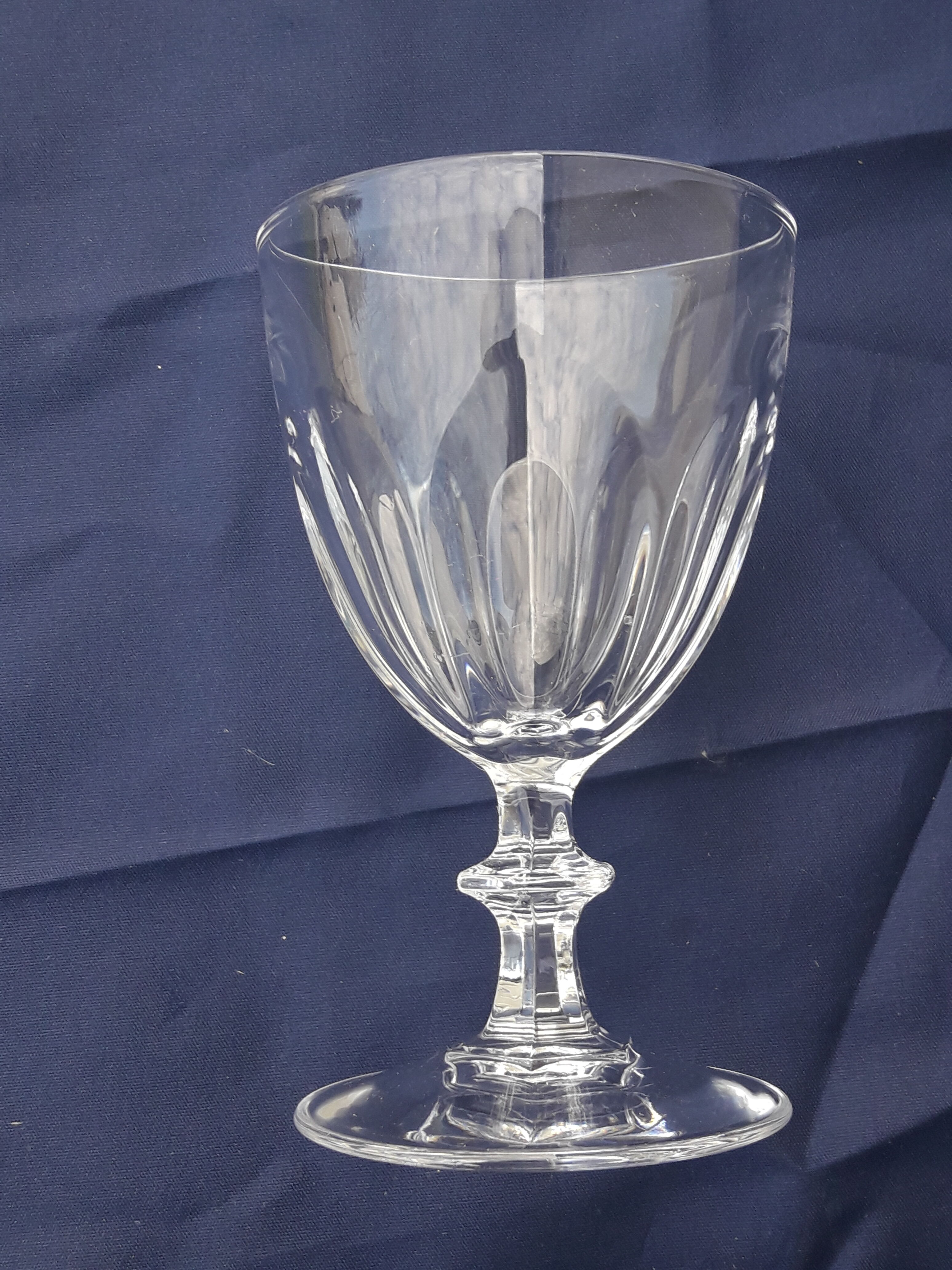 6 Crystal glasses model Rambouillet 11.5 cl height 10.5 cm