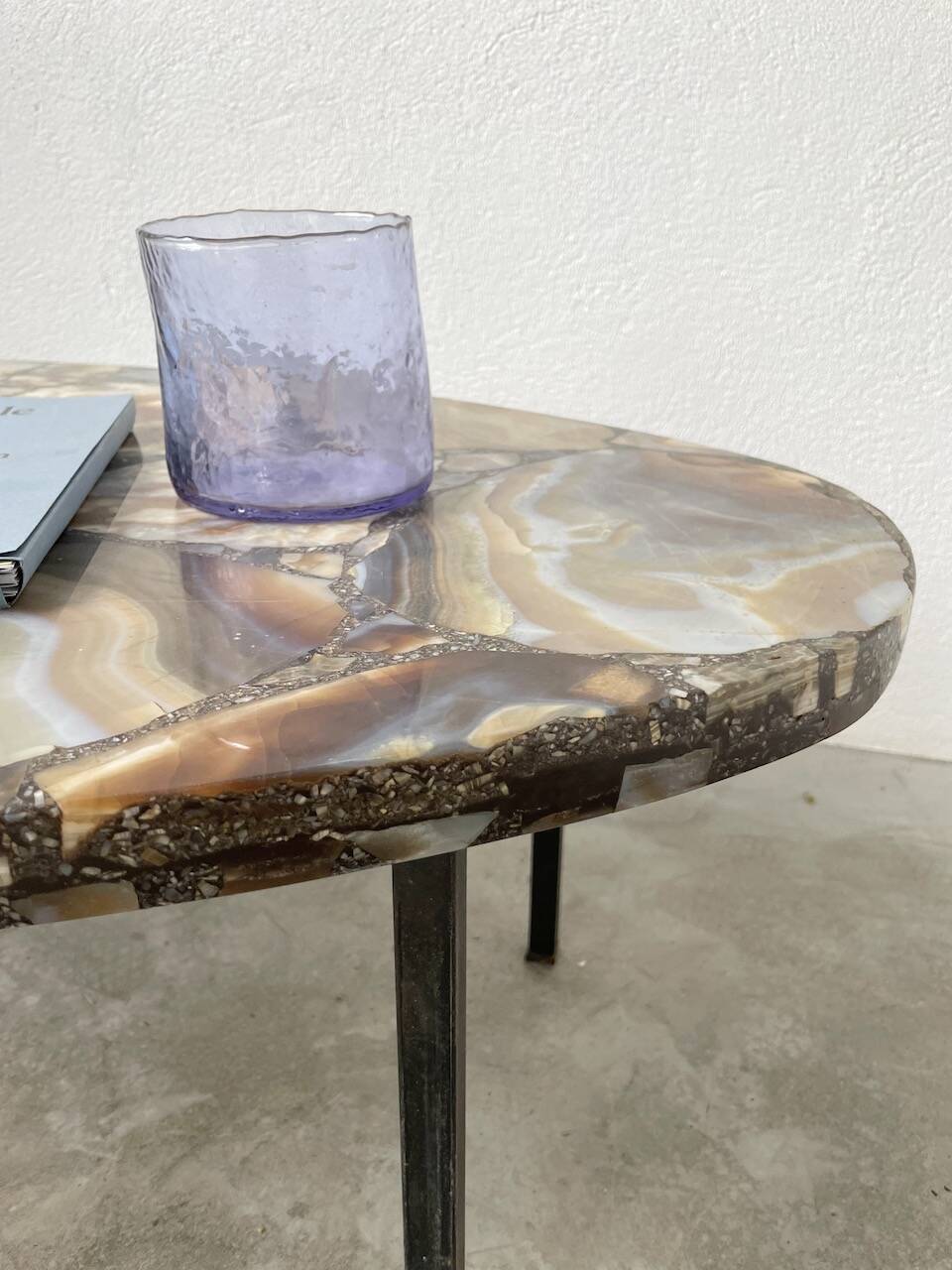 1950s Madagascar aragonite coffee table