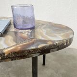 1950s Madagascar aragonite coffee table
