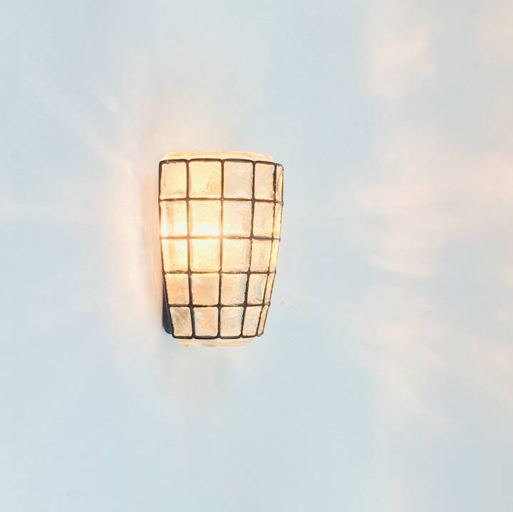 Pair of Mid-Century Modern Glass Wall Lights from Limburg, Germany, 1960s